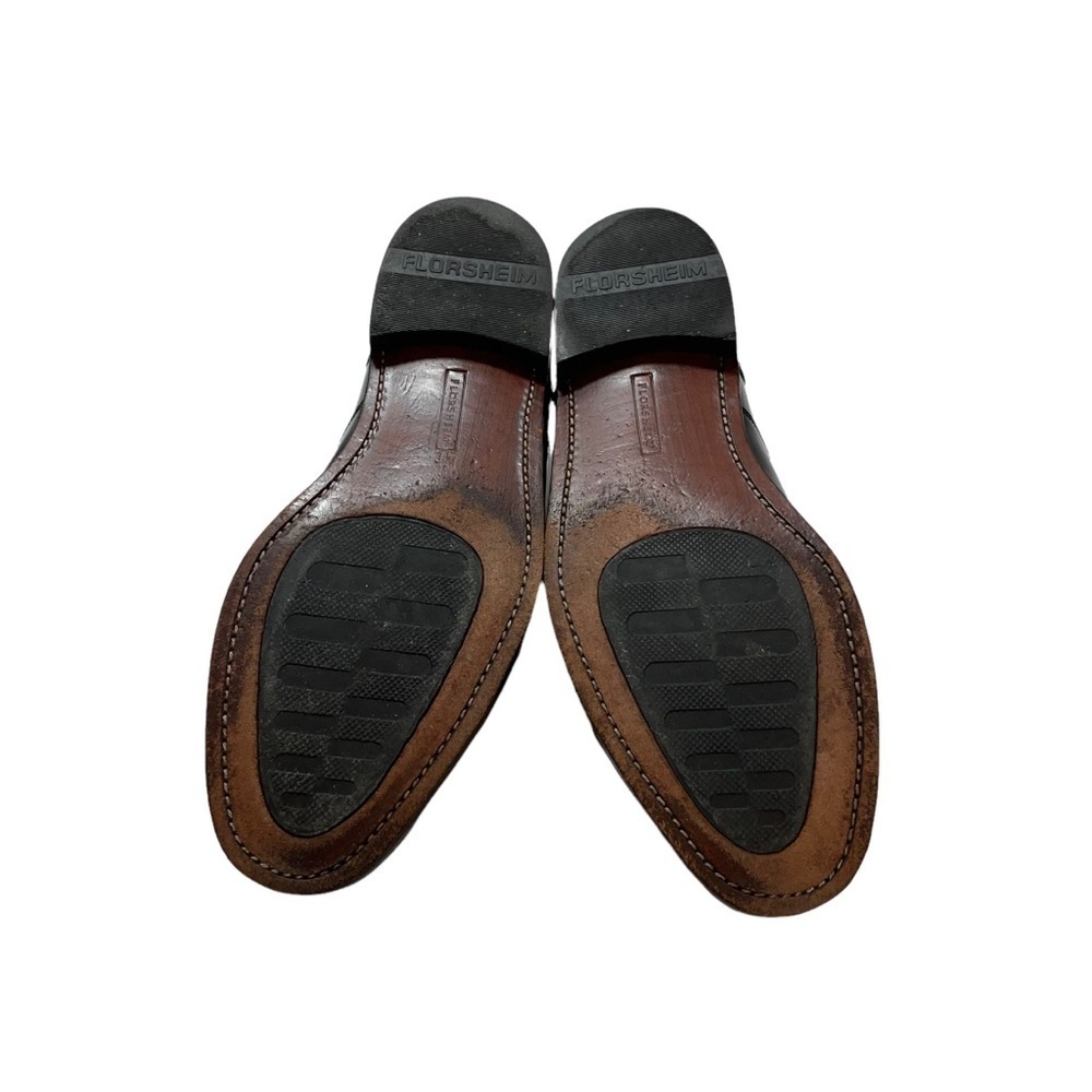 Florsheim Man Leather Shoes Size 8.5 - Picture 6 of 8